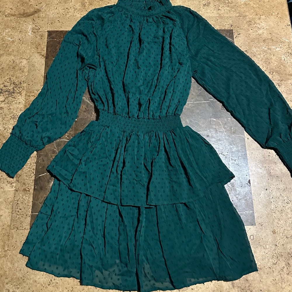 Women’s green dress